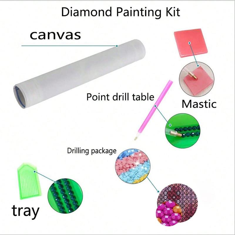 Product Introduction of Cartoon Stitch Pattern DIY Diamond Art Painting Kit, DIY 5D Diamond Art Painting Kit, Wall Art Decor for Home Bedroom 7