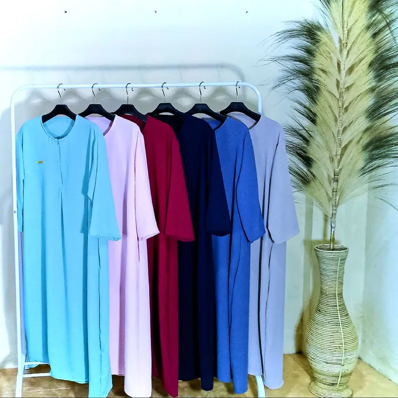DASTER/DRES WANITA TANGAN 3/4/DASTER CRINGKEL AIR FLOW Kantong Airflow Panjang Crinkle 0