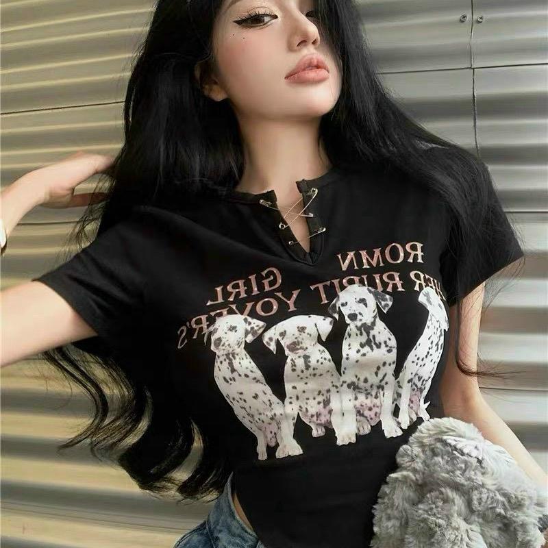 ÁO CROPTOP KIM BĂNG CHÚ CHÓ XINH BCCC7
