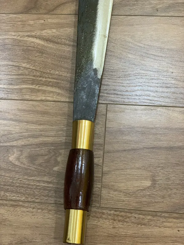 Dao Parang Năm Dao Chặt Cây Dao Phát Hoang Đi Rừng Dài 50cm, Thép Nhíp Ô Tô Cán Muồng Đai Đồng 7