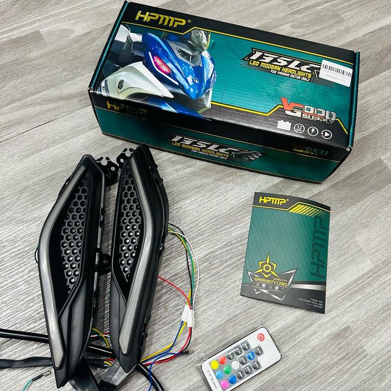 Demi led audi chinh mau màu gắn ex nhỏ, ex 135 5s có remote , kết nối bluetooth hàng Phụ Kiện Phụ Tùng