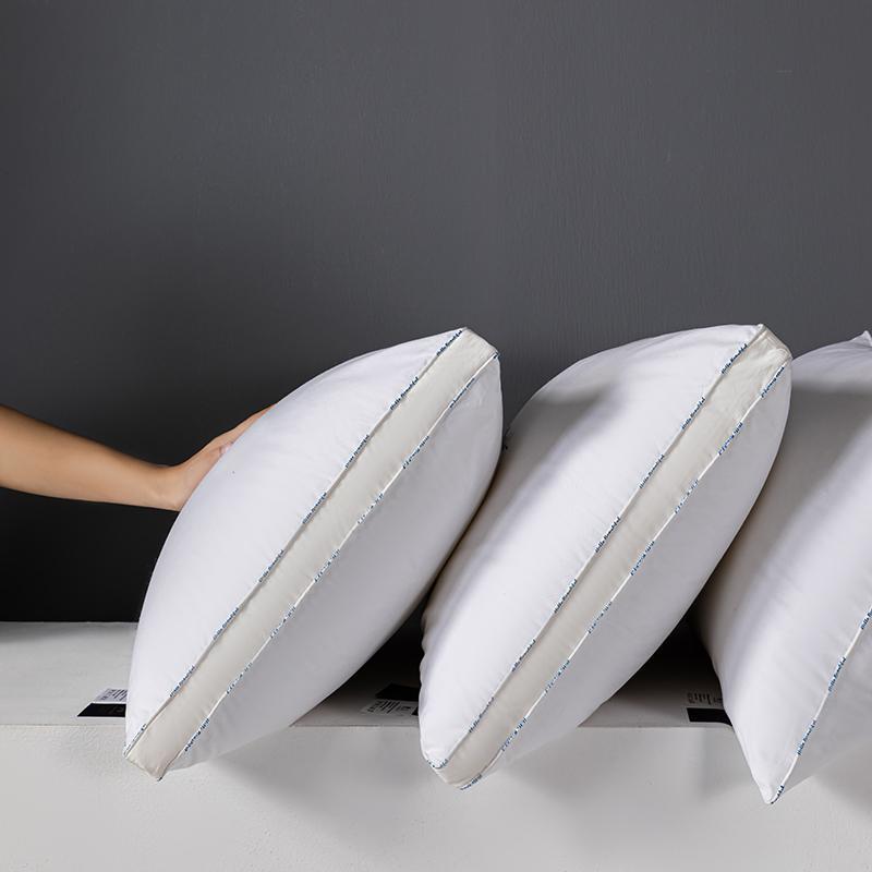 Product Introduction of Solid Color Pillow Insert, 2 Counts Modern Simple Skin-friendly Comfortable Pillow Core, Bedding Supplies for Home Hotel Dormitory 2