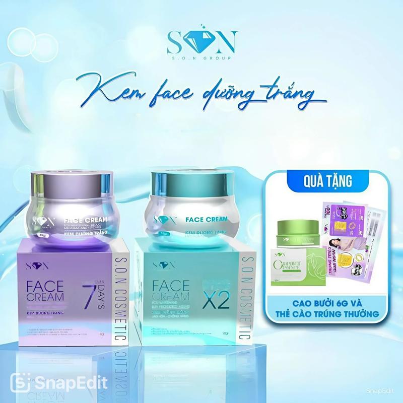 Product Introduction of COMBO KEM FACE NÁM dưỡng trắng + cao bưởi son group hỗ trợ chăm sóc da mặt Skincare 1