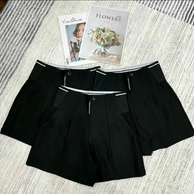 Quần short co giãn bốn chiều chất umi Hàn cao cấp-bassic Nữ 0
