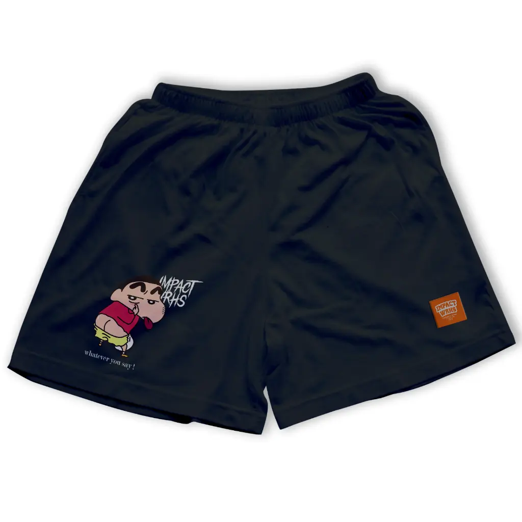 CELANA PENDEK - BOXER - BOARDSHORT -  - SHORT PANTS IMPACTWRHS  SHIN CHAN Kantong Printing Shorts Pria