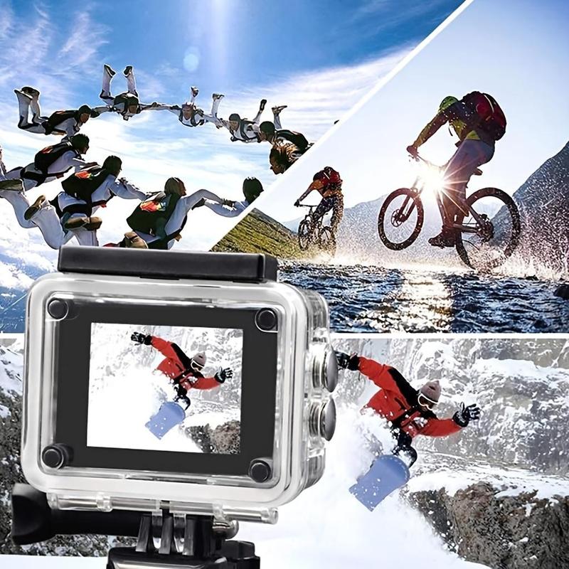 Product Introduction of Underwater Waterproof Action Camera Digital, 1 Set Portable Compact WiFi Remote Control Camera with 32G TF Card, Wide Angle Action Camera for Outdoor Sports Use, Gift Ideas 152