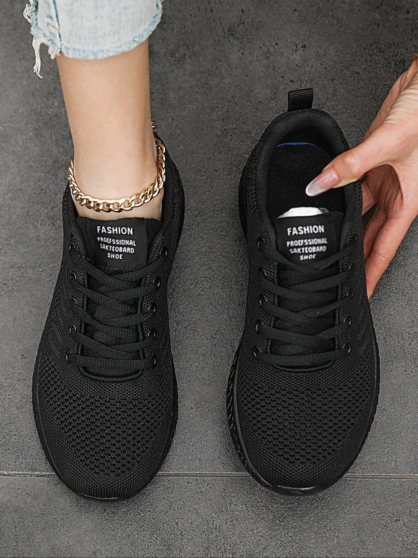Women's Fashionable Breathable Mesh Sneakers, Casual Comfortable Sports Running Shoes, All-match Basic Shoes for Daily Wear