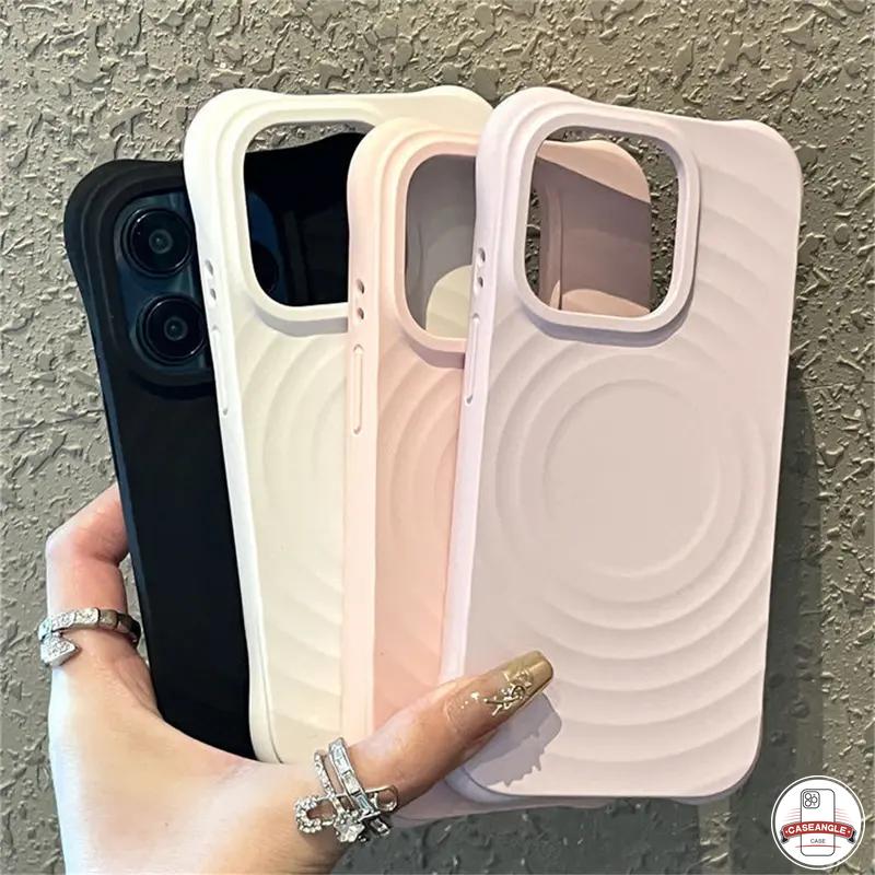 Ốp Lưng Tương Thích Cho IPhone 13 17 18 11 15 16 12 14 ProMax 16 17Plus XR X XS Max Ốp Lưng Sạc Từ Tính Thời Trang Đơn Giản, Sạch Sẽ