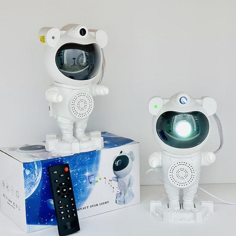  Đèn phi hành gia V4 Pro MOON phiên bản mới đầy đủ trăng sao mây tích hợp loa bluetooth nháy theo nhạc - Hàng nhập khẩu 