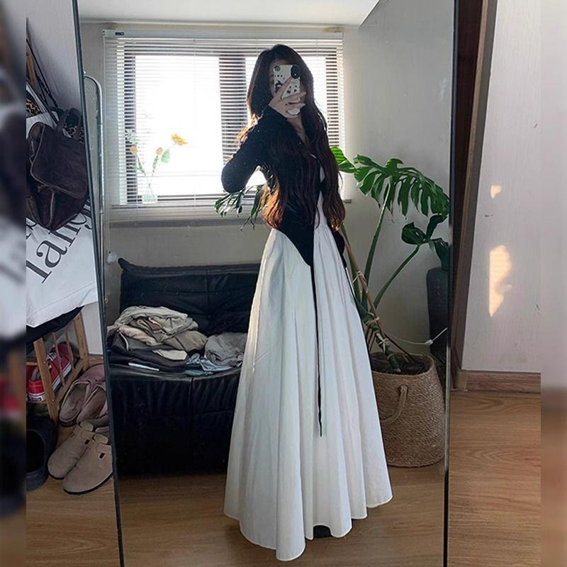 Bộ Váy Nam Cỡ Nhỏ Phong Cách Đầu Thu, Áo Cardigan Thiết Kế Đẹp, Váy Hai Dây Thanh Lịch, Dành Cho Phụ Nữ, Hàng Mới Về 2024 3