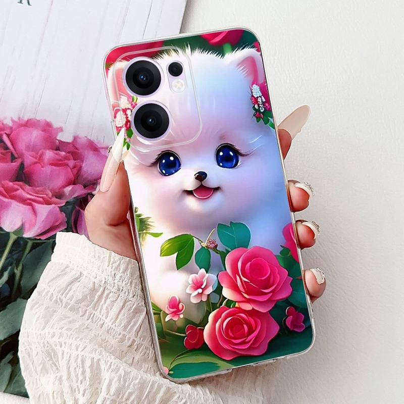 Ốp Mới Cho OPPO Reno13 F, Ốp Chống Sốc, Thiết Kế Hình Nhện, Hổ Và Sư Tử Hoạt Hình Dễ Thương, Ốp Điện Thoại, Tương Thích Với Reno 13F 5G CPH2699, Có Ốp Lưng Sốc 1