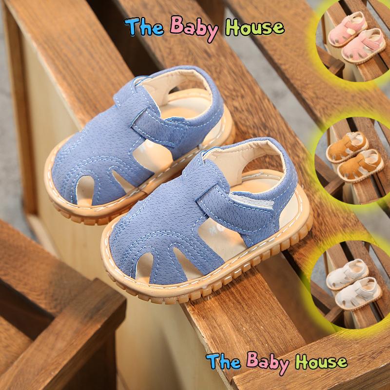 Giày Tập Đi Cho Bé 💛 FREESHIP💛 Giày Sandal Tập Đi Có Kèn Chất Liệu Mềm Chống Trượt Đáng Yêu Cho Bé 0-18 Tháng Tuổi