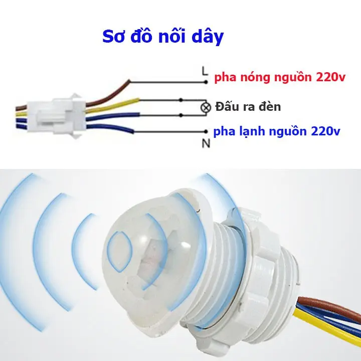 Công tắc cảm ứng chuyển động hồng ngoại - công tắc cảm biến chuyển động hồng ngoại 3