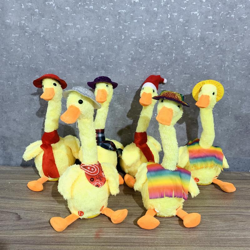  Đồ chơi vịt nhại giọng xương rồng nhại giọng có nhạc đồ chơi giải trí cho bé  kèm dây sạc  