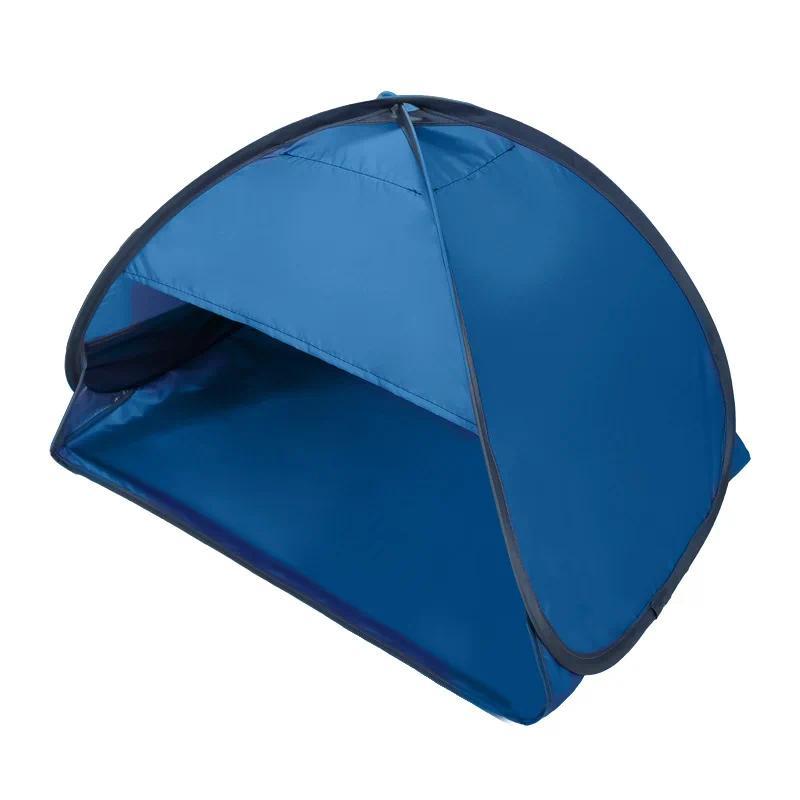 Product Introduction of Outdoor automatic quick-opening beach sunshade lazy tent sun and windproof warmth shade sun protection headrest ultralight tent 7