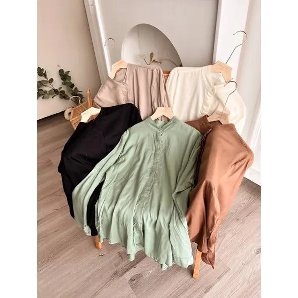 Kemeja Maudy Rayon Oversize 1