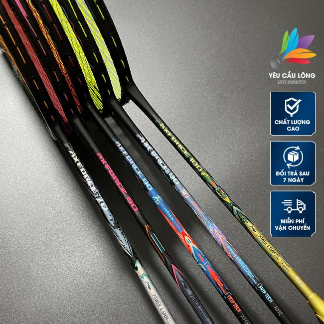 Vợt Cầu Lông Liningg AXForce 70 - 80 - 90 Max Xanh - 90 Max Đỏ - 100 Kỳ Lân Căng Max 13,5kg + Quấn Cán + Bao Vợt + Căng Sẵn 10,5kg
