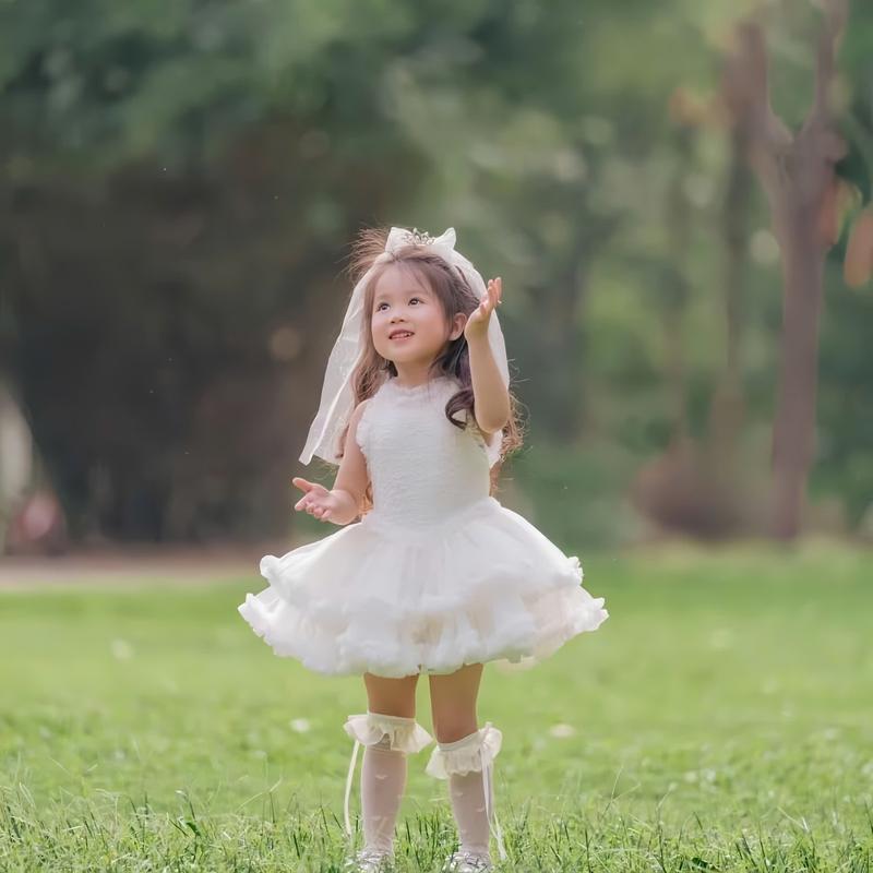 Váy Công Chúa Bé Gái, đầm công chúa bé gái , váy tiểu thư thôi nôi balê nhẹ nhàng 1