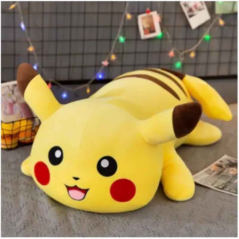Gấu Bông PikaChu dáng nằm siêu dễ thương1m2 Thú Nhồi Bông Thú Bông Đồ Chơi