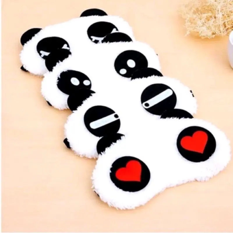 Penutup Mata Tidur Motif Panda / Penutup Mata Ekspresi / Masker Tidur Karakter Sleeping Eye Panda