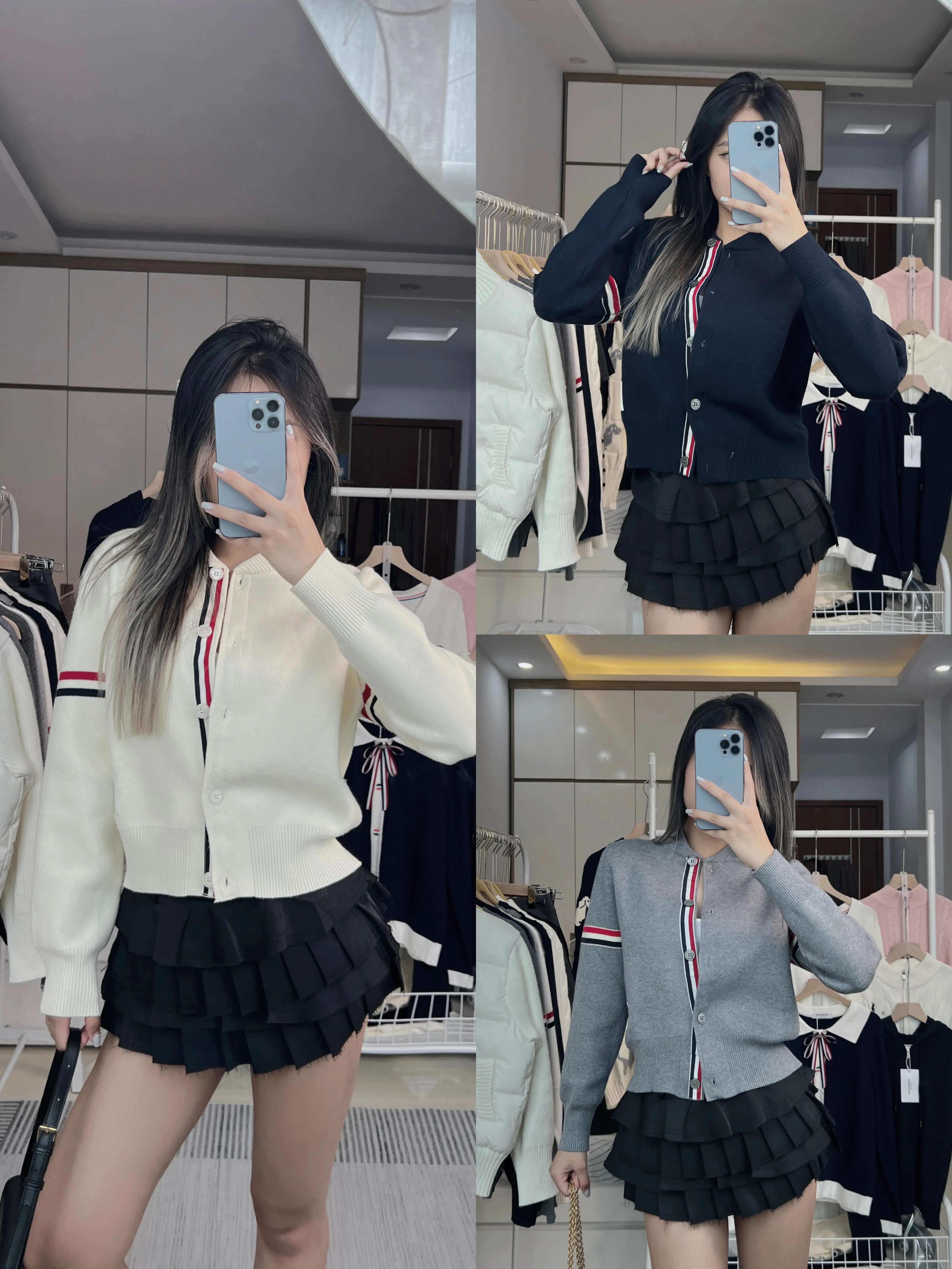 Áo Bomber Tay  Dày Dặn Newww | ByPhuongThuy áo  khoác len 3 sọc