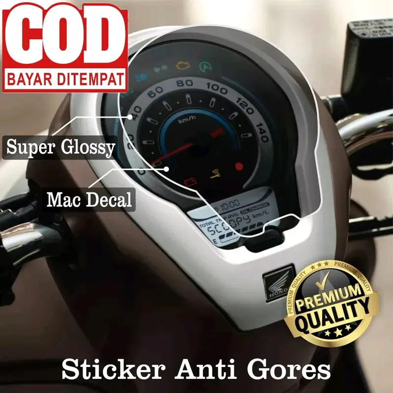 Sticker Anti Gores Scoopy Stiker Speedometer Scoopy Terbaru 2021-2023 Car 8