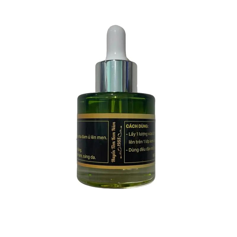 1 CHAI SERUM Huyền Tôm Kem Nám 1988 dưỡng da mờ thâm nám tàn nhang đồi mồi da thâm mụn da sần chai lì ,hổ trợ làm đẹp da giúp da mặt căng bóng sáng hồng . Skincare Dưỡng Ẩm Da