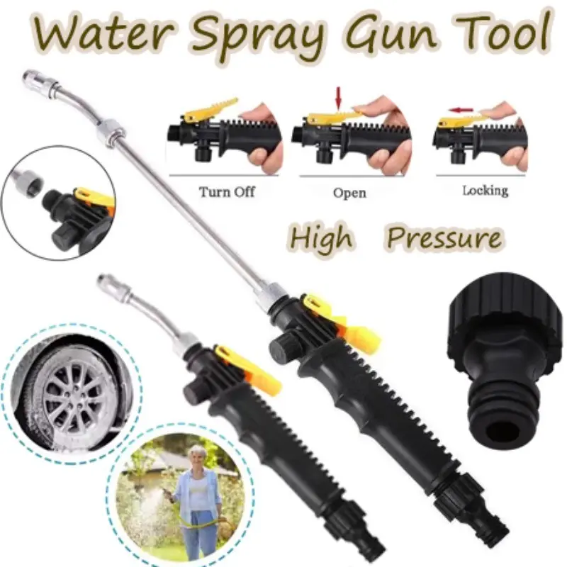 Car Washer Scrub Free Car Brush Car Sprayer High Pressure Cleaner Water Jet Spray  Clean Tool Flush Nozzle Car Cleaning Accessories