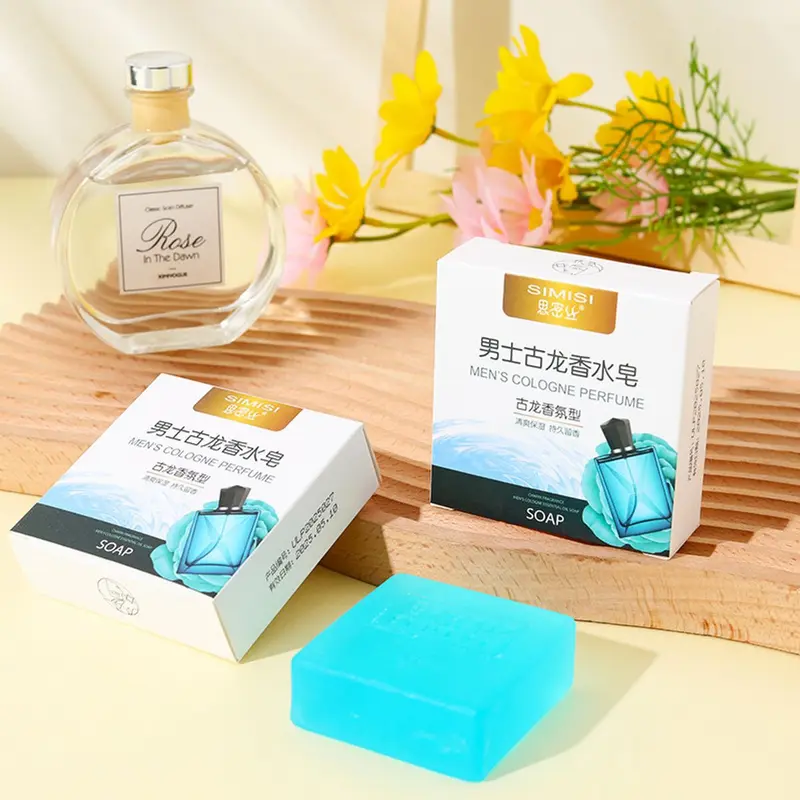 [KÈM TÚI LƯỚI] Xà Phòng Cho Nam SIMISI Hương Nước Hoa, Kiểm Soát Mồ Hôi, Làm Sạch Và Chăm Sóc Da Hàng Nội Địa Trung 3