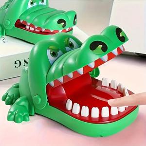 Juego de cocodrilo interactivo para niños, juego de bromas, compañero de sacarle los dientes, regalo de fiesta, regalo de cumpleaños, regalo de Navidad