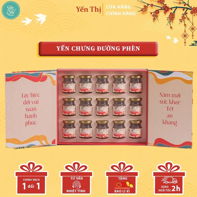 Set 15 hũ yến chưng sẵn Yến Thị (70ml x 15) 3