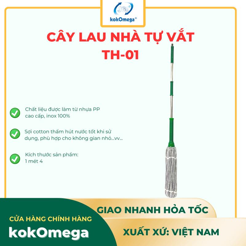 Bộ Lau Sàn Tự Vắt Cao Cấp Kèm Thùng Vắt Thông Minh - Cây La