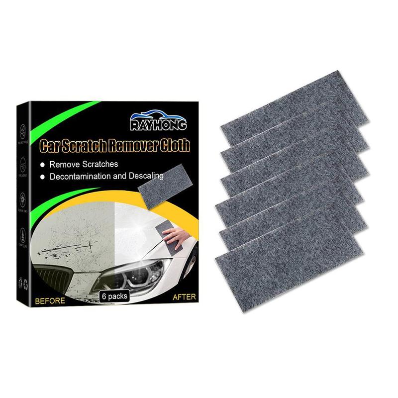 Product Introduction of 6PC Nano Car Scratch Remover Easily Repair Multifunction Cloth Restore Nano Nanosparkle D9F0 16