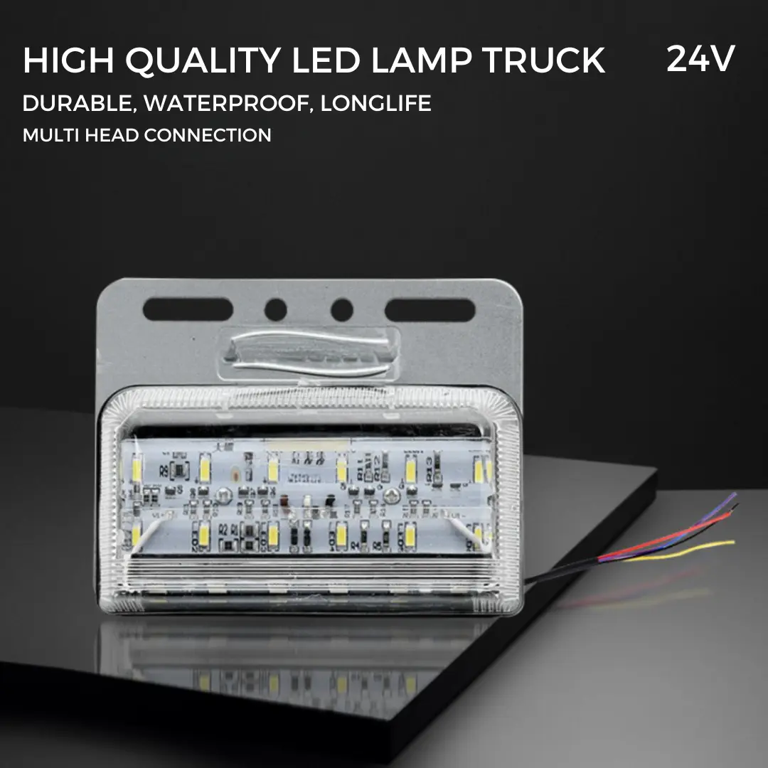 LAMPU BAK LAMPU SAMPING LED SMD VARIASI TERANG TRUK BUS 24V SHILIDUO DENDUO