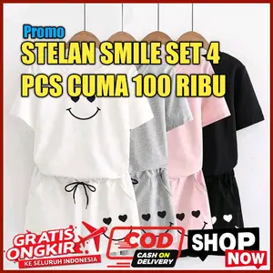 Stelan smile 100 ribu dapat 4 pcs