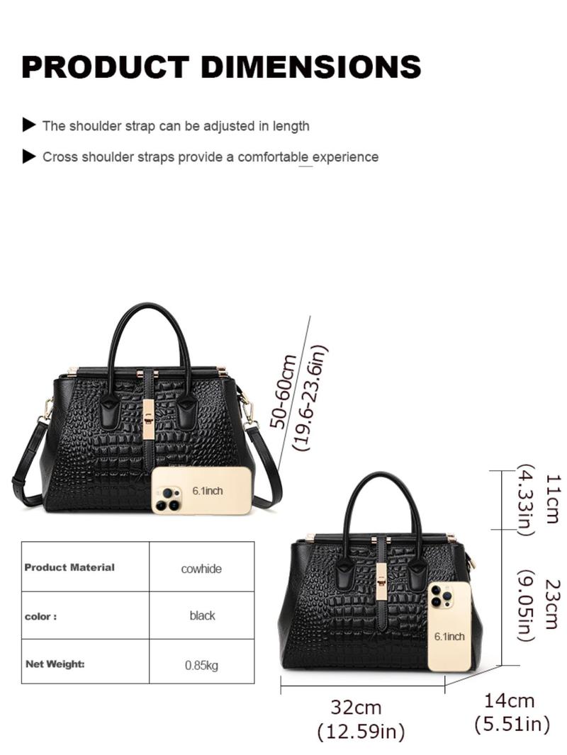 Product Introduction of Women's Fashionable Handbag with Adjustable Strap, Casual Versatile Zipper Shoulder Bag for Daily Used, Trendy High-quality Daily Commuting Bag, Girl Fashionable Shopping Purse 1