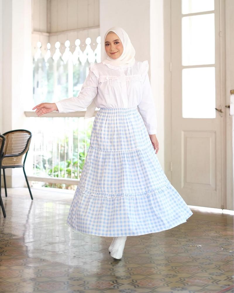 Product Introduction of NUNA GINGHAM SKIRT | BHUU | Rok Panjang 2