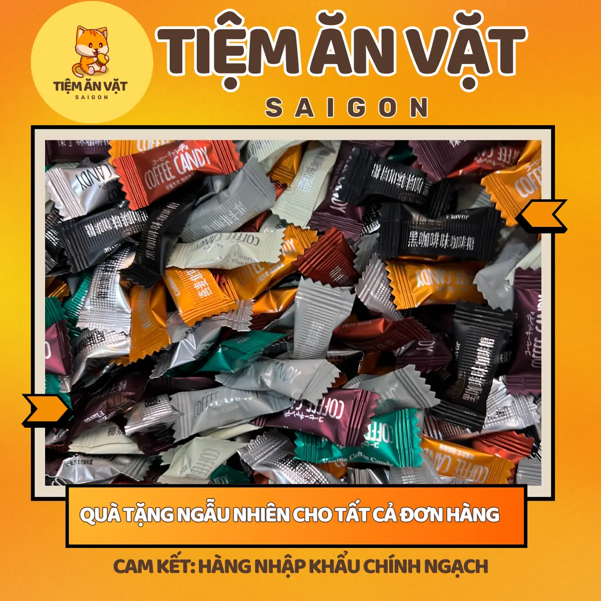 2kg Kẹo Ngậm tết 2025 kẹo Caffe Mix 8 vị Không Đường Ăn Vặt Candy Viên Kẹo Snack kẹo  ngậm