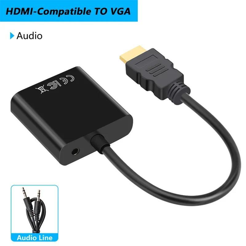Product Introduction of 1080P DP to VGA Adapter Cable DisplayPort Male to VGA Female Converter Adapter For Projector TV Laptop Computer 6