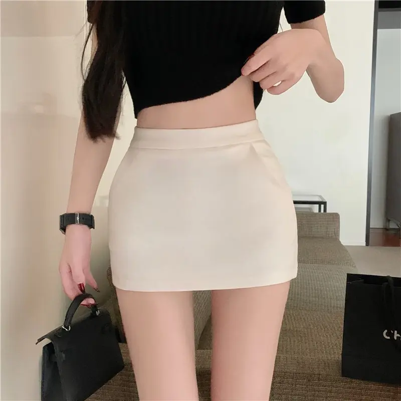 ￼Chân váy ngắn chữ A dáng ôm [ có lót quần ]chất umi co giãn mềm mại tôn dáng Women | BigBuy360 - bigbuy360.vn