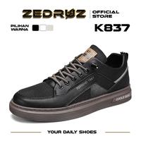 Gambar Zedruz Sepatu Pria Sneakers Kasual Sepatu Kerja Hitam Cowok Sepatu Putih Lari Kekinian K837 - K837 CREAM, 44 dari Zedruz Kota Administrasi Jakarta Barat 3 Tokopedia