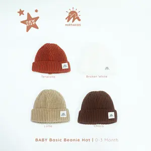 Mirtakids Basic Beanie Hat (0-3 Month) | Katun Rajut