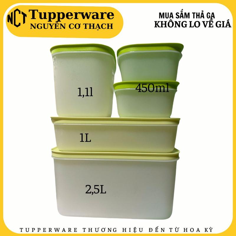 Bộ trữ đông prozy cozy ( sét 5) (KHÔNG VỎ HỘP )- Tupperware chính hãng
