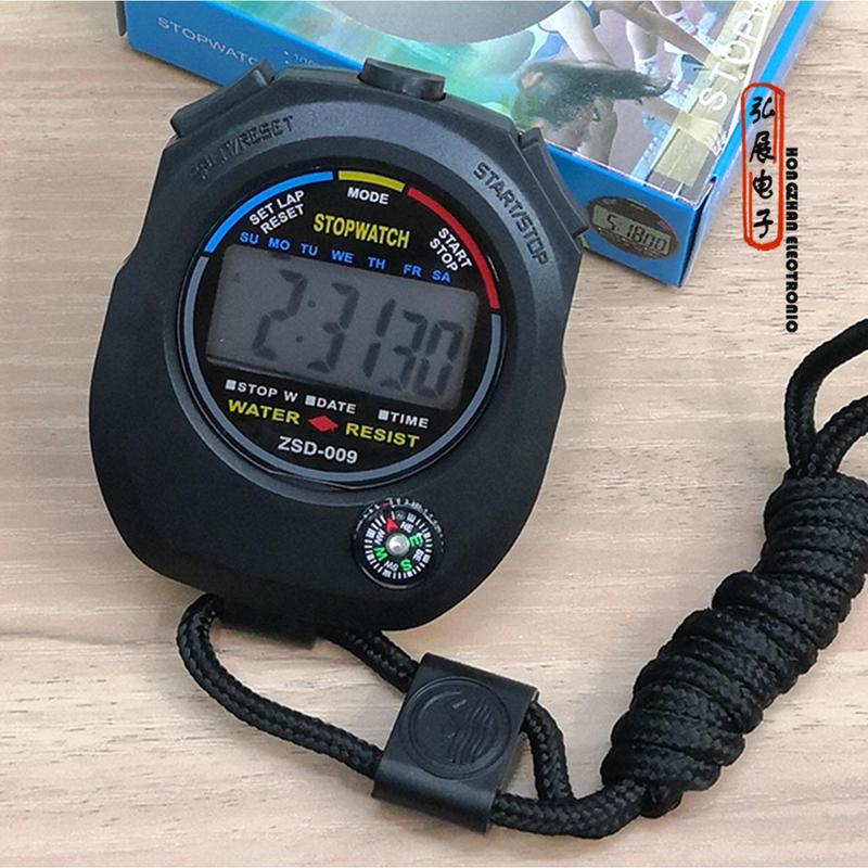 Stopwatch Timer Multifunctional Outdoor Fitness Electronic Stopwatch Timer Competition Training Stopwatch 0