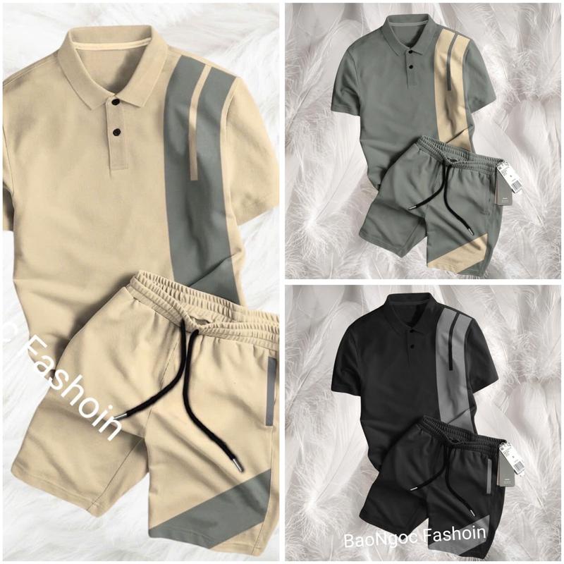 (LN) Bộ Quần Áo Nam Thể Thao Mùa Hè Năm 2025 Polo Chất Thun Cá Sấu Co Giãn 4 Chiều mặc thoải mái Sport Top