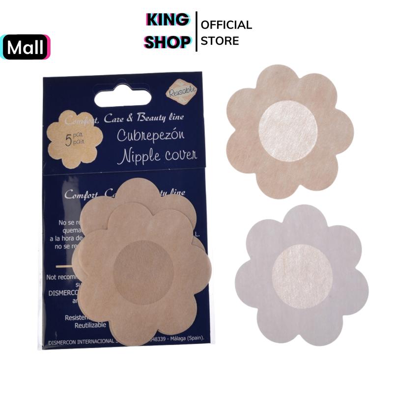  Combo 10 miếng dán ngực bằng giấy chống lộ nhũ hoa 5 cặp dán nhũ hoa giấy KING SHOP Bra Nữ mieng  danchong mohoi D023 