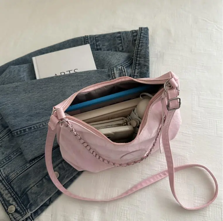 Túi tote Da phối Nhung túi xách đeo chéo nữ thiết kế 2 dây đeo tinh tế tặng kèm charm mây xinh xắn TXN 935 3