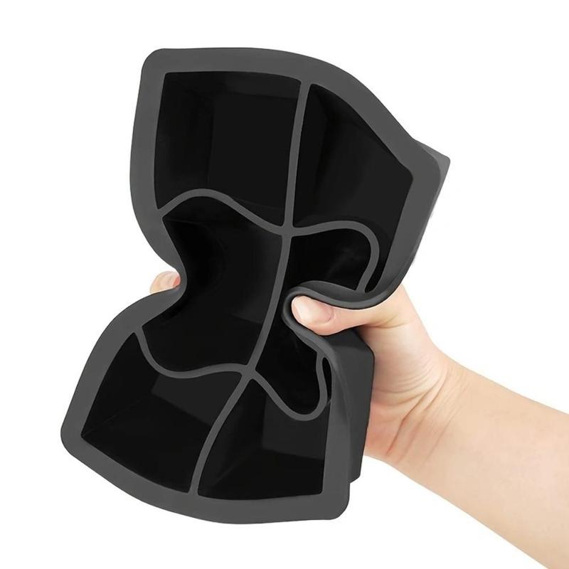 Silicone Ice Cube Mould, 1 Count 6 Grids Ice Cube Tray with Lid, Household Ice Tray for Freezer, Ice Maker Mold, Kitchen Utensils & Gadgets 2