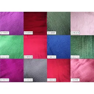 Hijab Pashmina Jilbab Crinkle Pashmina Jilbab Renda Bahan Katun Muslim Kerudung Instan Diamond Crepe 2