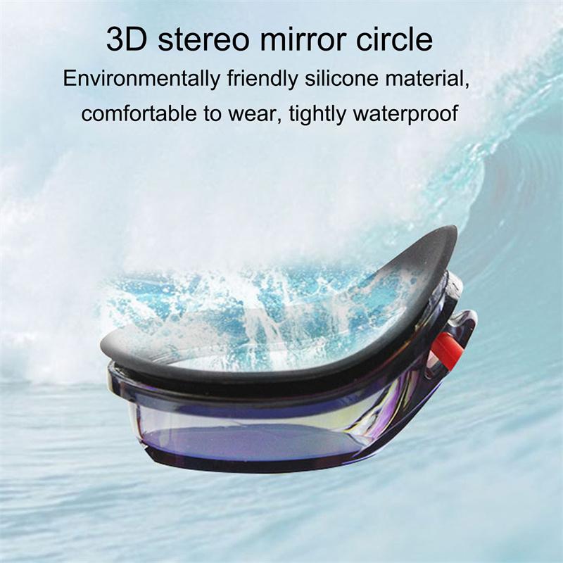 Product Introduction of Kính Bơi Thi Đấu Chuyên Nghiệp, Mạ, Chống Sương Mù, Chống Thấm Nước, Chống Tia UV, Silica Gel 12